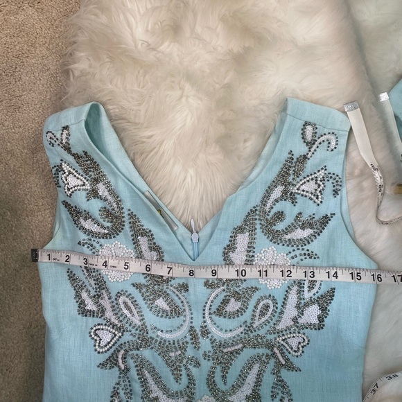 #25 BELLA TU Linen Dress size 2 - Picture 9 of 11